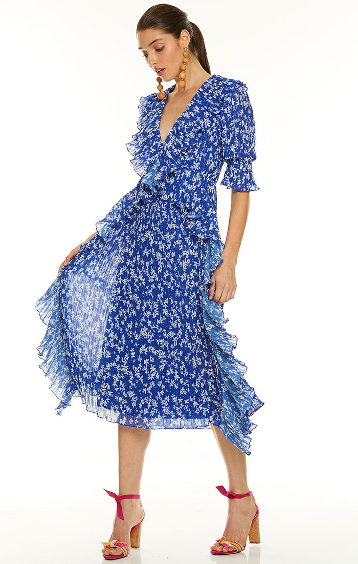 Talulah Mediterranean Minx Midi Dress Floral Dress Hire AU