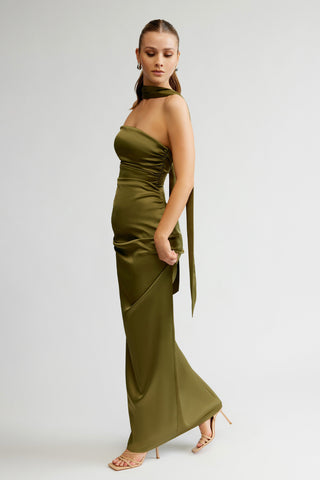 Lexi Catalina Dress - Olive