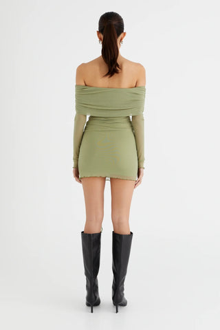 Benni Yasmin Mini Dress - Pistachio