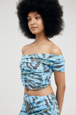 Third Form Electric Tucked Top - Tie Dye