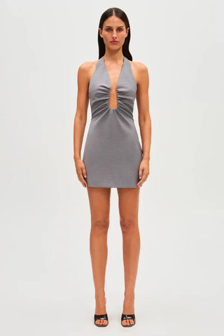 Misha Collection Alusia Mini Dress - Grey