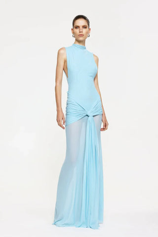 Effie Kats Roza Maxi Dress - Pale Blue