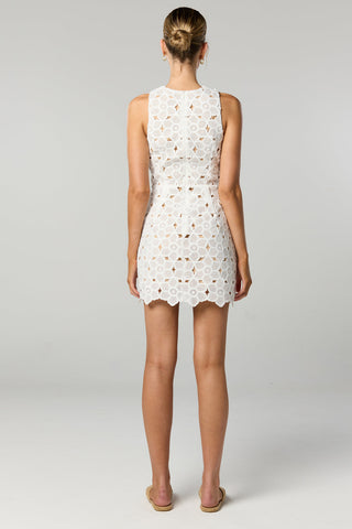 Winona Evie Short Dress - White