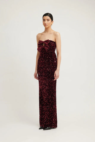 Tojhà Harlynne Dress - Merlot