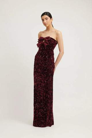 Tojhà Harlynne Dress - Merlot