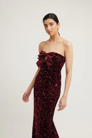 Tojhà Harlynne Dress - Merlot