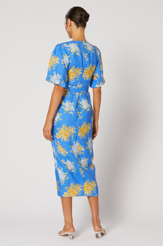 Winona Cici Blousen Dress - Blue Print