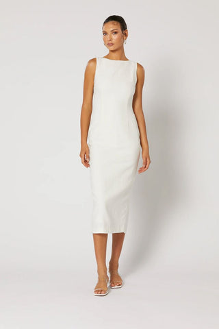 Winona Siesta Midi Dress - White