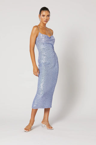 Winona Marini Midi Dress - Blue