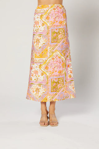 Winona Harlan Shell Skirt - Paisley Print