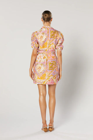 Winona Harlan Short Dress - Paisley Print