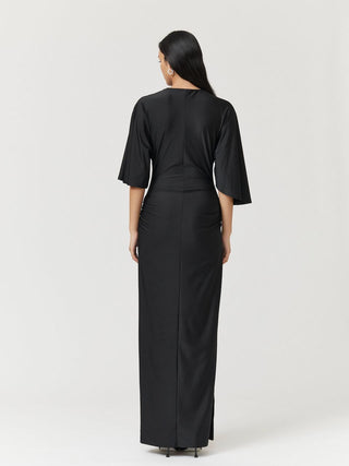 Suboo Ivy Cap Sleeve Maxi - Black