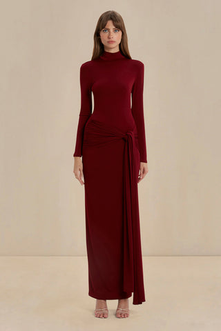 Sonya Aurelia Gown - Merlot