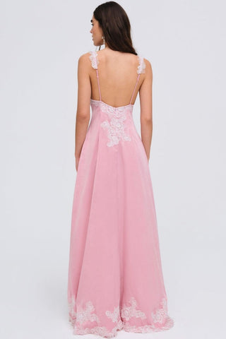 For Love & Lemons Clemence Maxi Dress - Pink