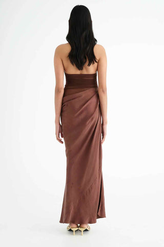 Benni Gina Maxi Dress - Chocolate