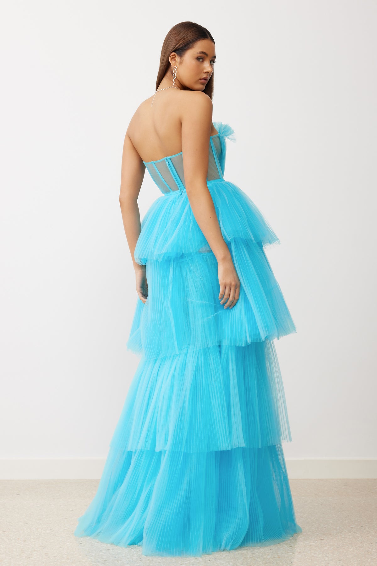 Lexi Cruz Dress - Turquoise – Dress Hire AU