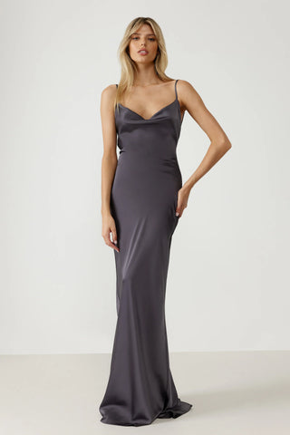 Lexi Camille Dress - Charcoal