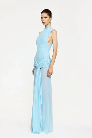 Effie Kats Roza Maxi Dress - Pale Blue