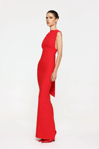 Effie Kats Audrey Gown - Cherry Red