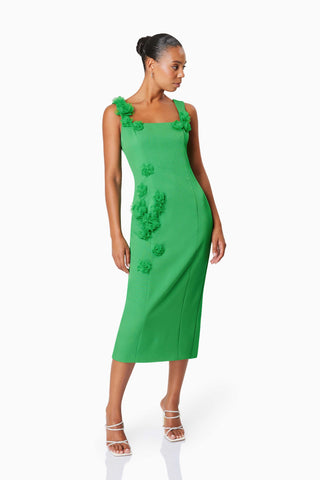 Elliatt Valeria Midi Dress - Green