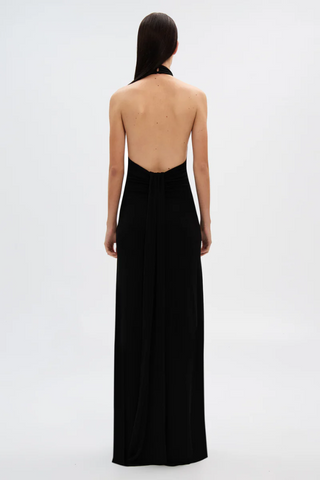 Misha Maybel Jersey Gown - Black