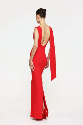 Effie Kats Audrey Gown - Cherry Red