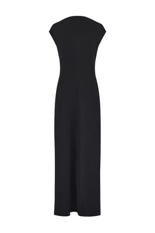 Odd Muse The Ultimate Muse Drape Back Maxi Dress - Black