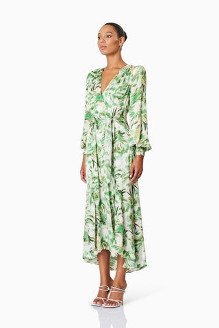 Elliatt Georgia Maxi Dress - Green Multi