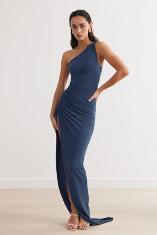 Lexi Carina Dress - Deep Blue