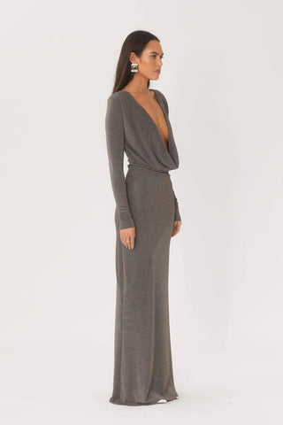 Arcina Ori Jen Dress - Metallic Grey