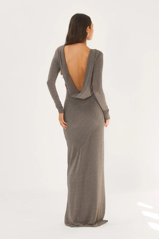 Arcina Ori Jen Dress - Metallic Grey