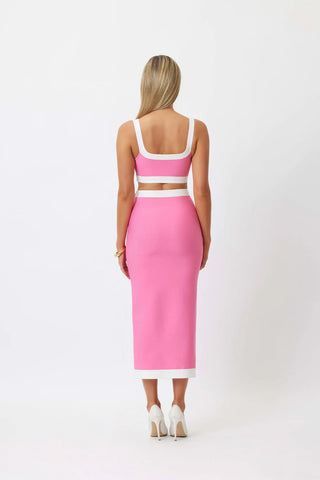 Bianca & Bridgett Phoebe Crop Top - Pink