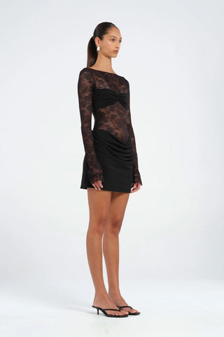 Benni Oskar Mini Dress - Black