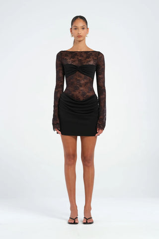 Benni Oskar Mini Dress - Black