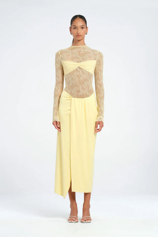 Benni Colton Midi Dress - Butter