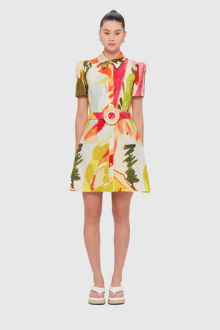 Leo Lin Bronte Mini Dress - Rainforest Print