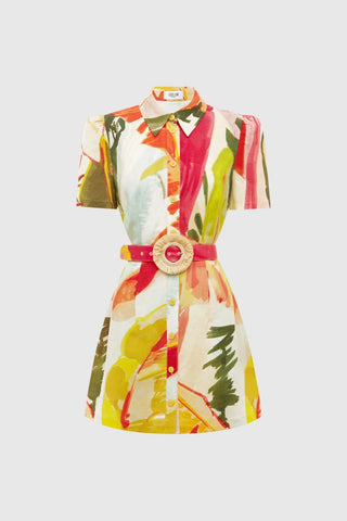 Leo Lin Bronte Mini Dress - Rainforest Print