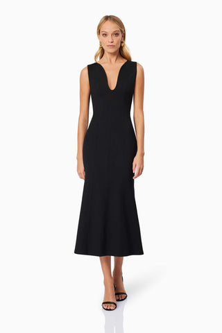 Elliatt Eden Midi Dress - Black