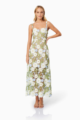 Elliatt Flora Midi Dress - Multi