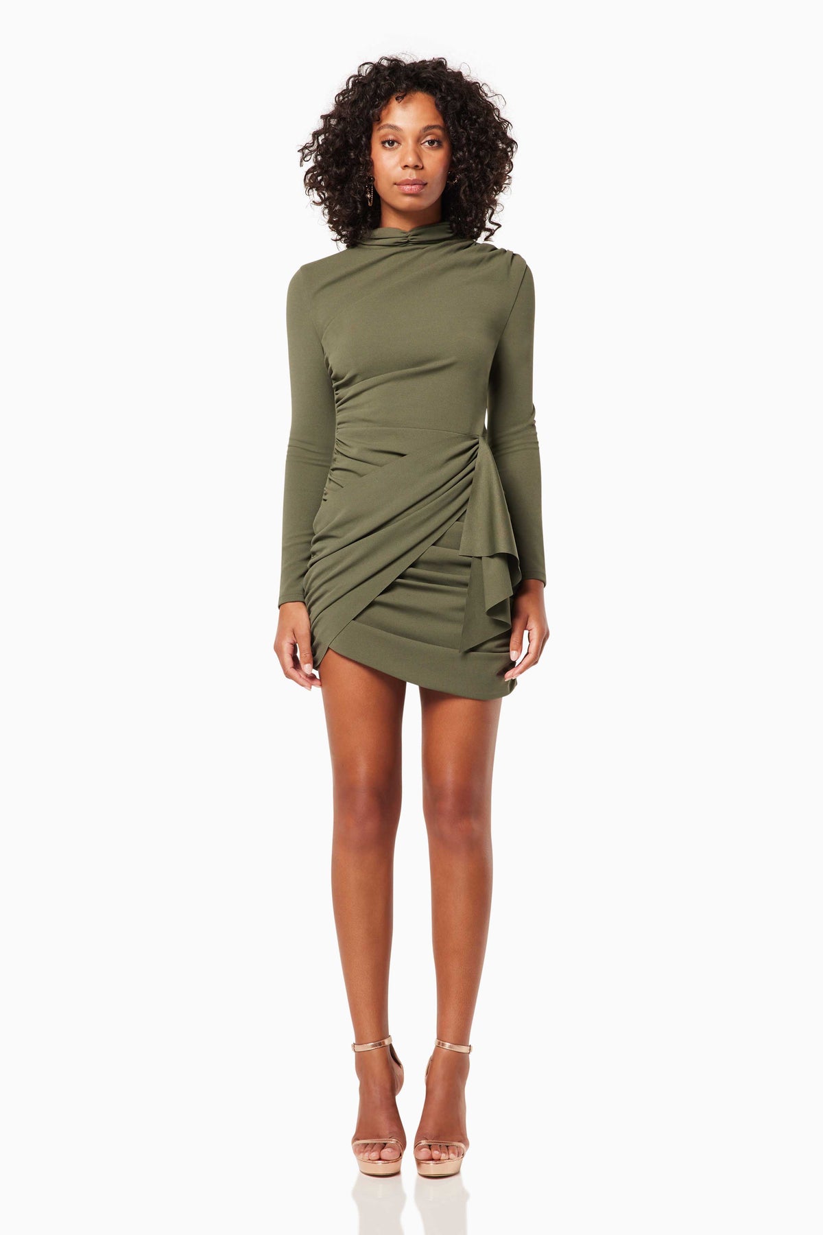 Olive sheath clearance dress