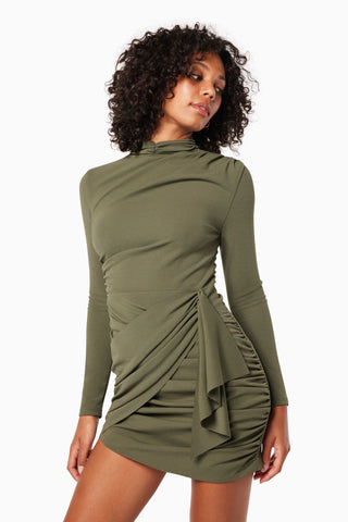 Elliatt Entertain Dress - Olive