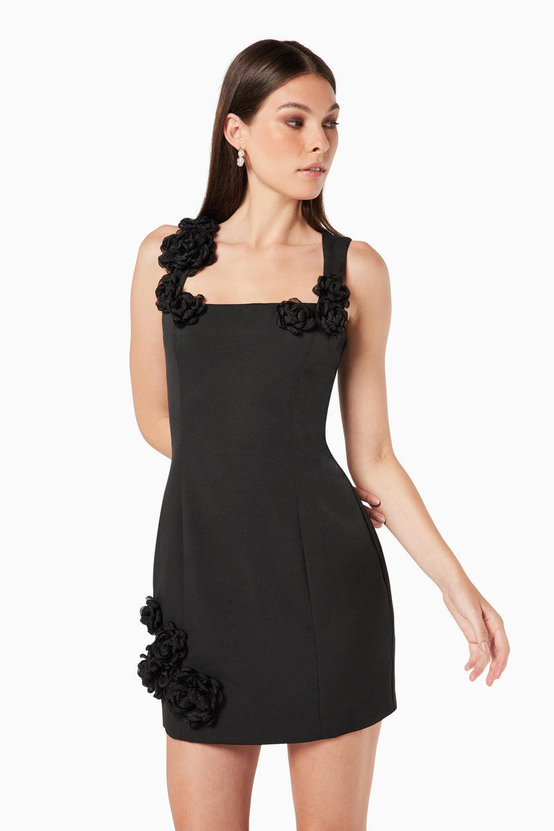 Elliatt Trompe Dress - Black – Dress Hire AU