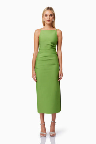 Elliatt Rose Midi Dress - Ferngreen