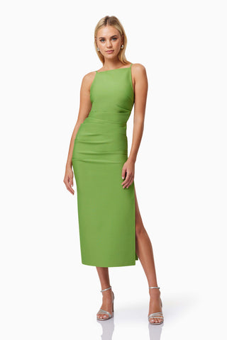 Elliatt Rose Midi Dress - Ferngreen