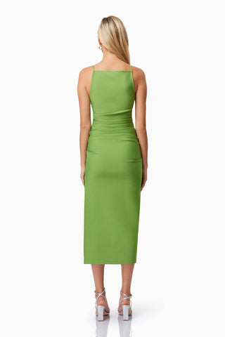 Elliatt Rose Midi Dress - Ferngreen