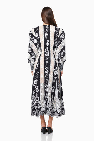 Elliatt Swindle Dress - Black/White