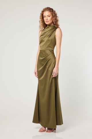 Elliatt Avalite Maxi Dress - Olive