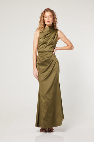 Elliatt Avalite Maxi Dress - Olive