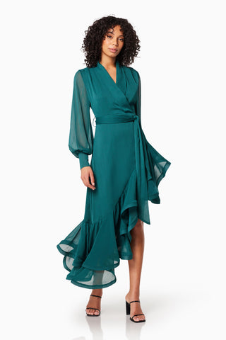 Elliatt Genevieve Dress - Forest Green