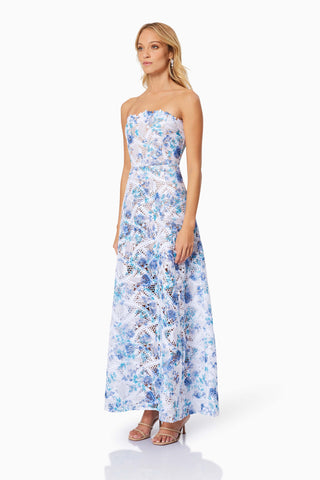 Elliatt Savannah Maxi Dress - Blue Multi